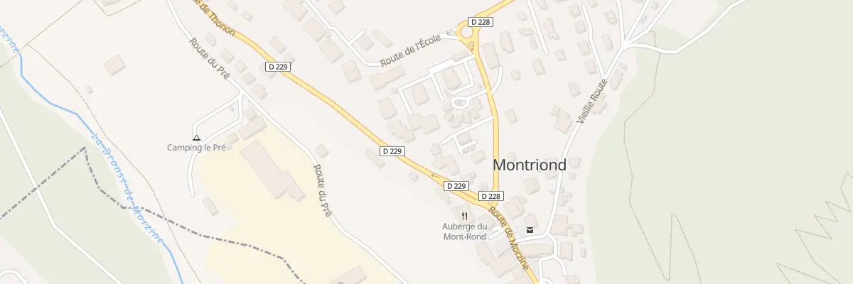 Plan du 157 Rte du Lac à Montriond