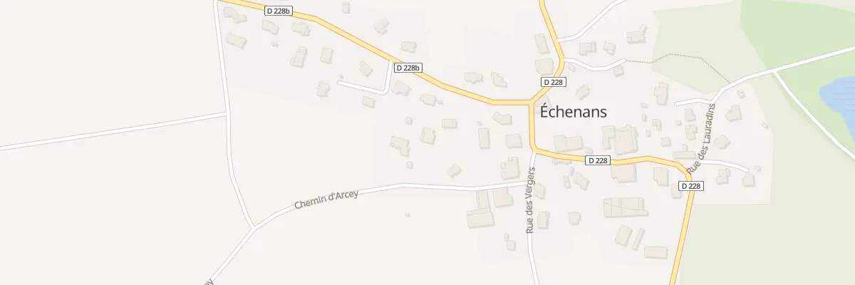 Plan du 5001 Che d’Arcey à Échenans