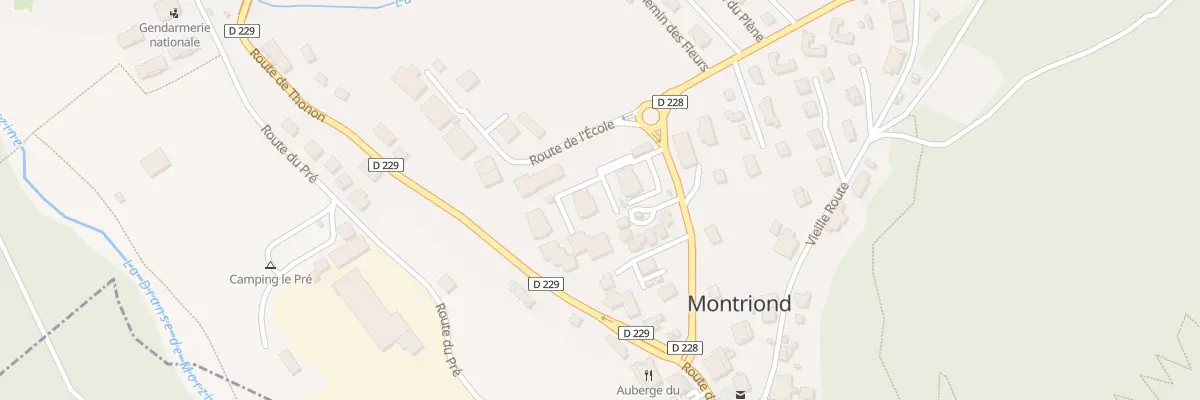 Plan du 185 Rte du Lac à Montriond