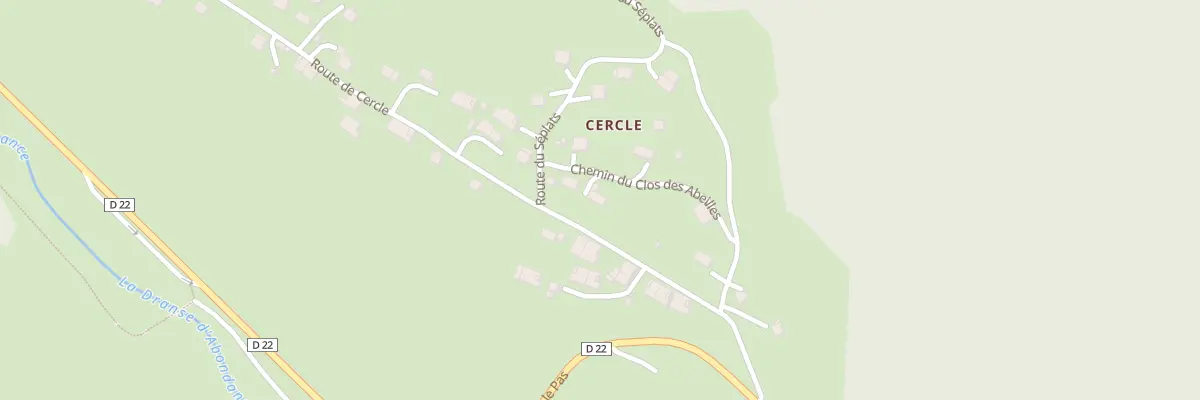 Plan du 52 Che du Clos des Abeilles à Abondance