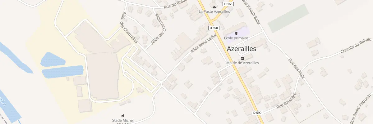 Plan du 5 All René Leduc à Azerailles