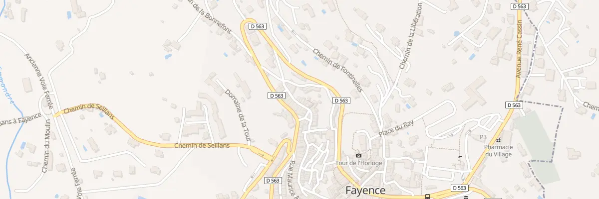Plan du 16 Rue Saint-roch à Fayence