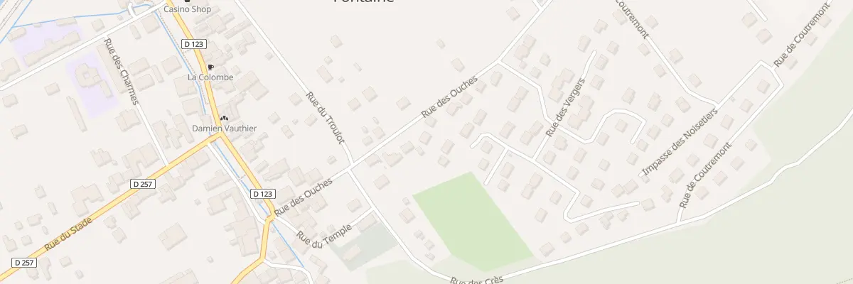 Plan du 16 Rue des Ouches à Colombier-Fontaine