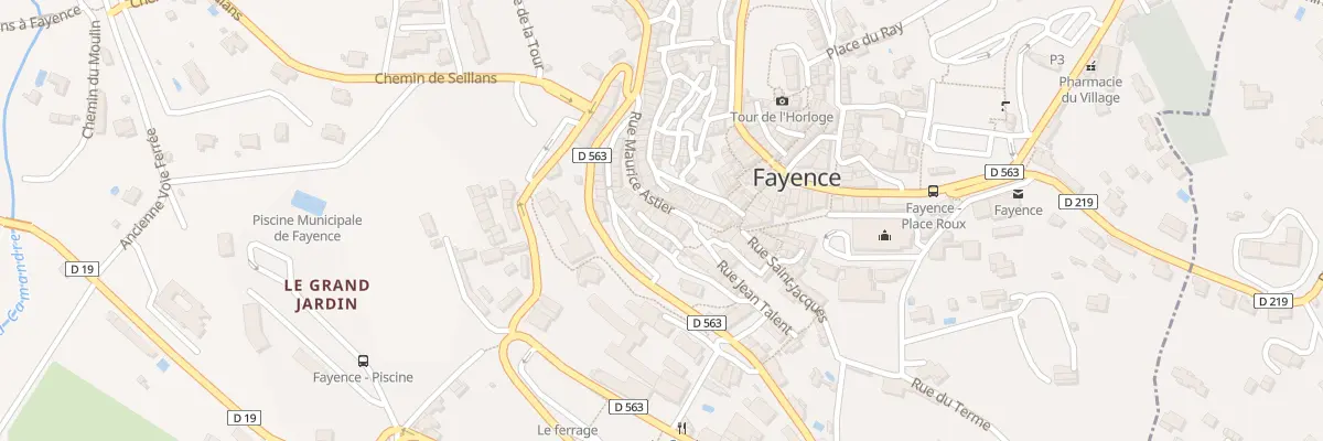 Plan du 5 Rue Maurice Astier à Fayence