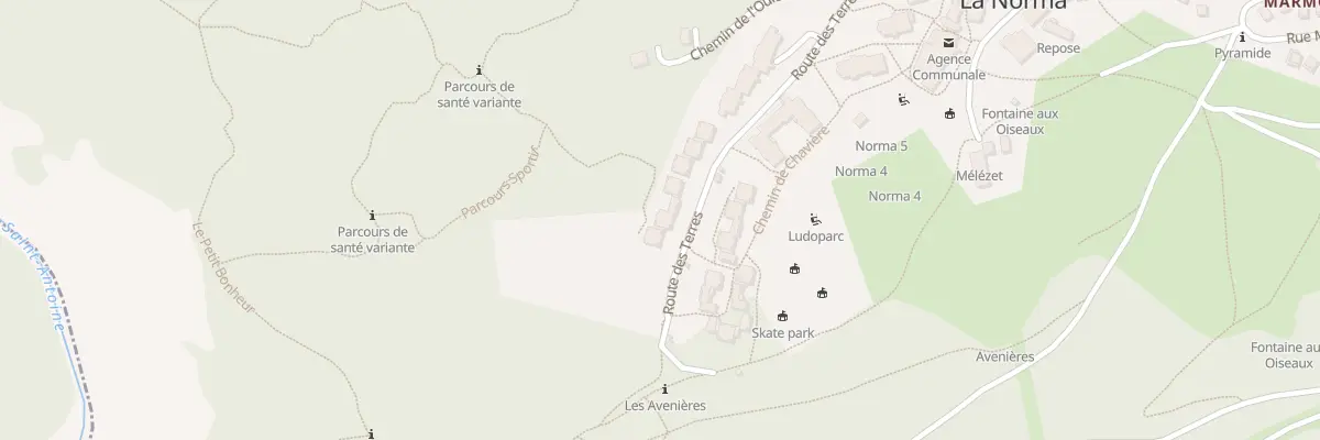 Plan du 540 Rte des Terres à Villarodin-Bourget