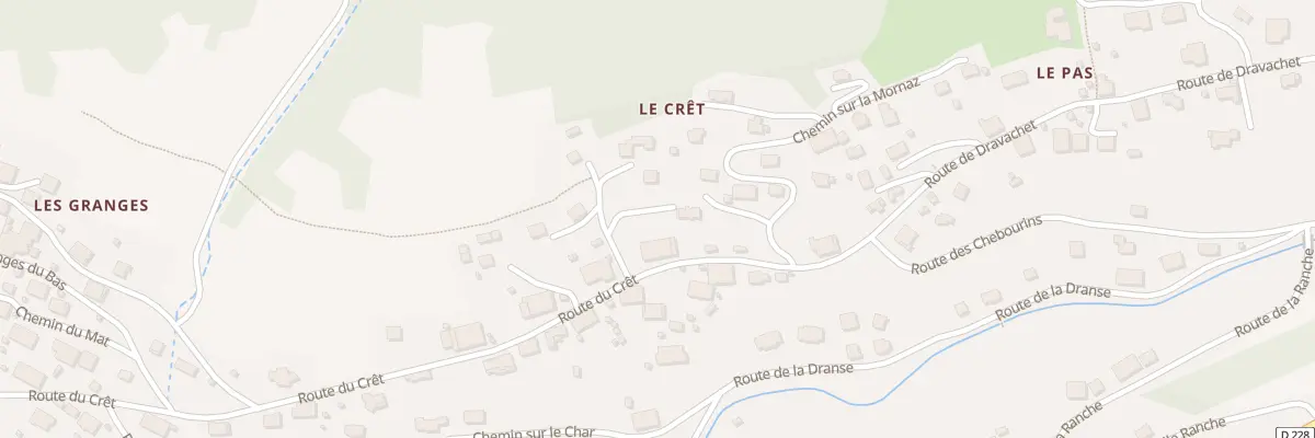 Plan du 40 Che de la Tête du Crêt à Montriond