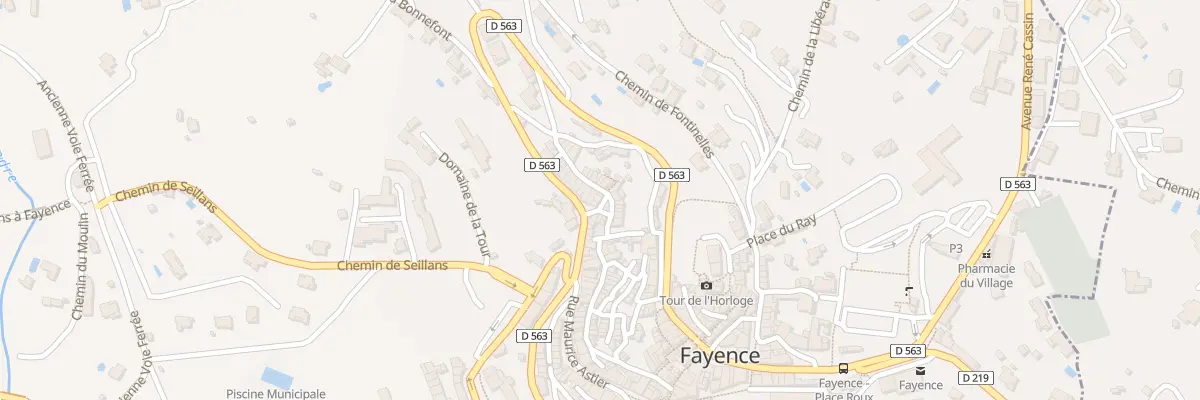 Plan du 5 Rue Saint-roch à Fayence