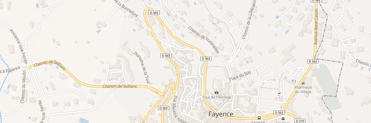 Plan du 8 Rue Saint-roch à Fayence