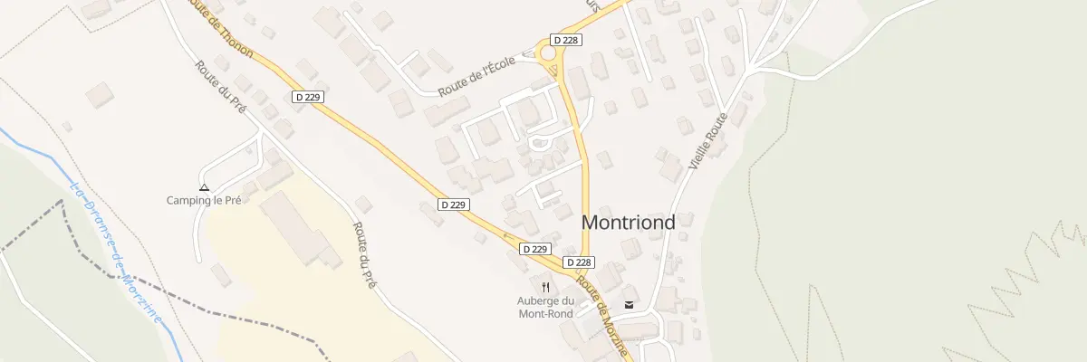 Plan du 89 Rte du Lac à Montriond