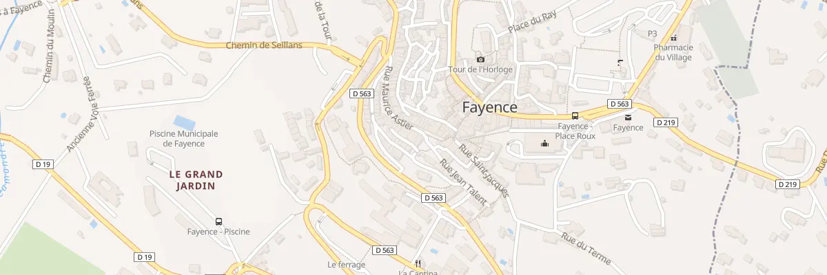 Plan du 3 Rue Maurice Astier à Fayence