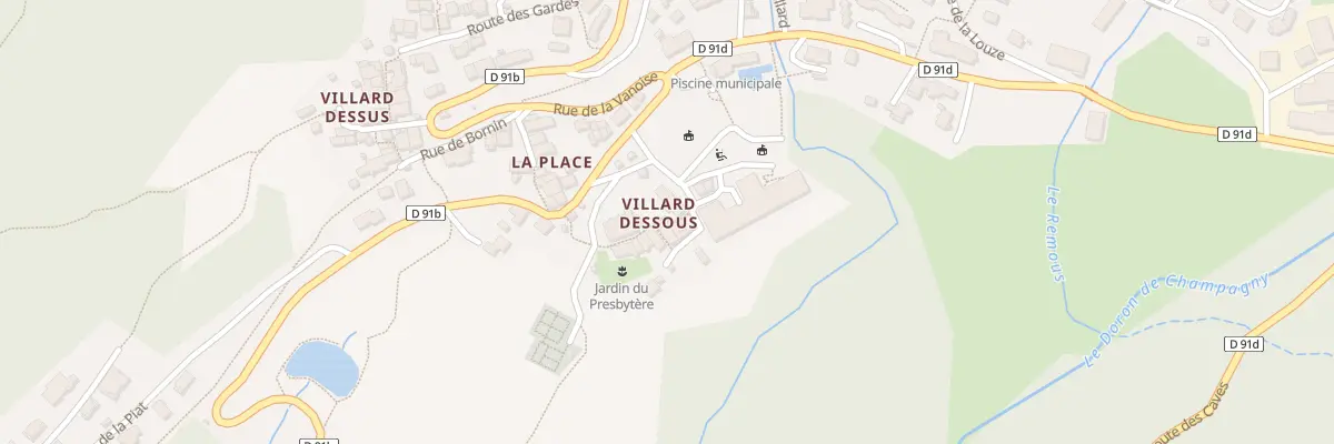 Plan du 5053A Villard Dessous à Champagny-en-Vanoise