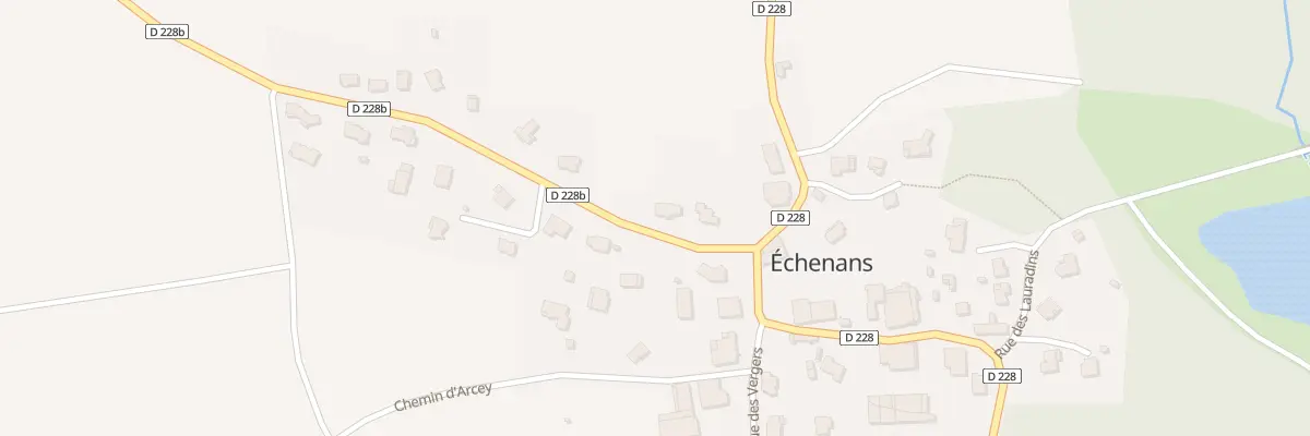 Plan du 3 Rue des Cerisiers à Échenans