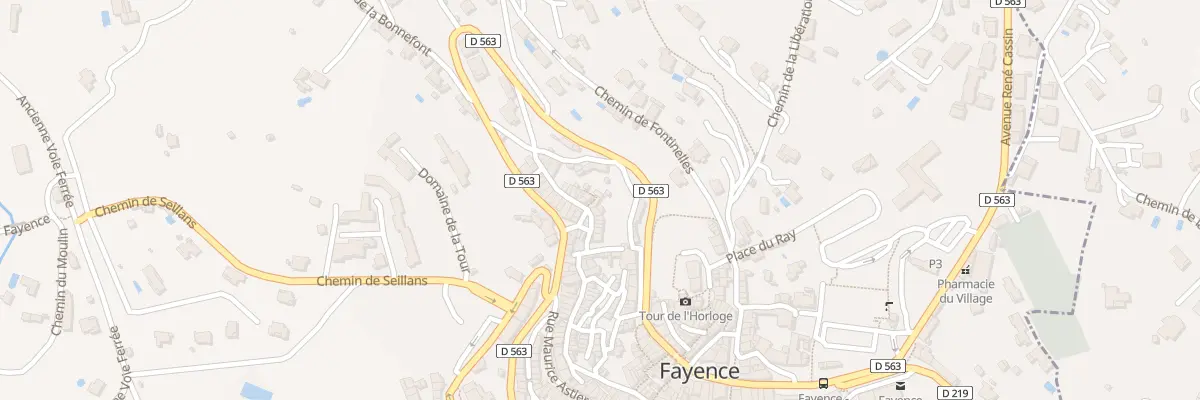 Plan du 2 Rue Saint-roch à Fayence
