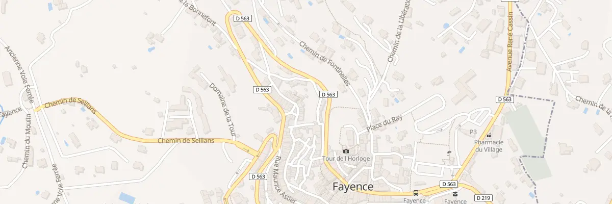 Plan du 6 Rue Saint-roch à Fayence