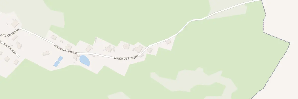 Plan du 8 Rte de Fiménil à Prey