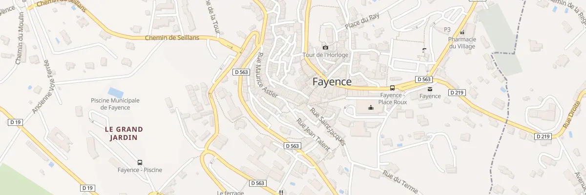 Plan du 4 Rue Maurice Astier à Fayence