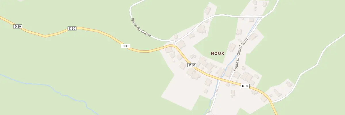 Plan du 21 Rte de Houx à Laveline-du-Houx