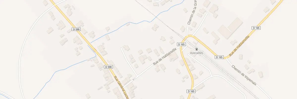 Plan du 11B Rue de Hablainville à Azerailles