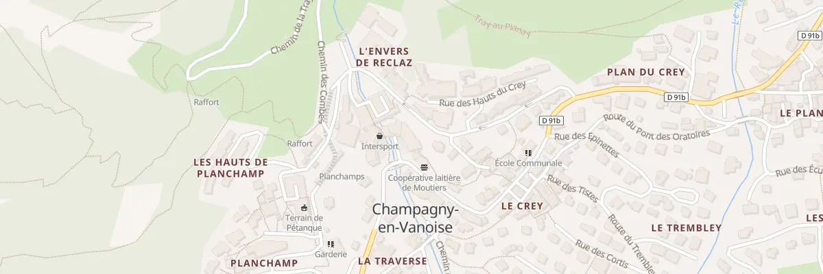 Plan du 5068B Imm Res du Centre 1 à Champagny-en-Vanoise