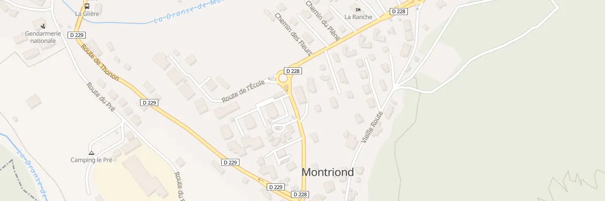 Plan du 180 Rte du Lac à Montriond