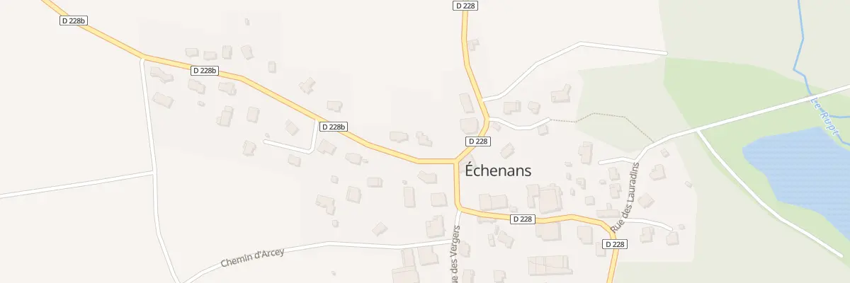Plan du 1 Rue des Cerisiers à Échenans