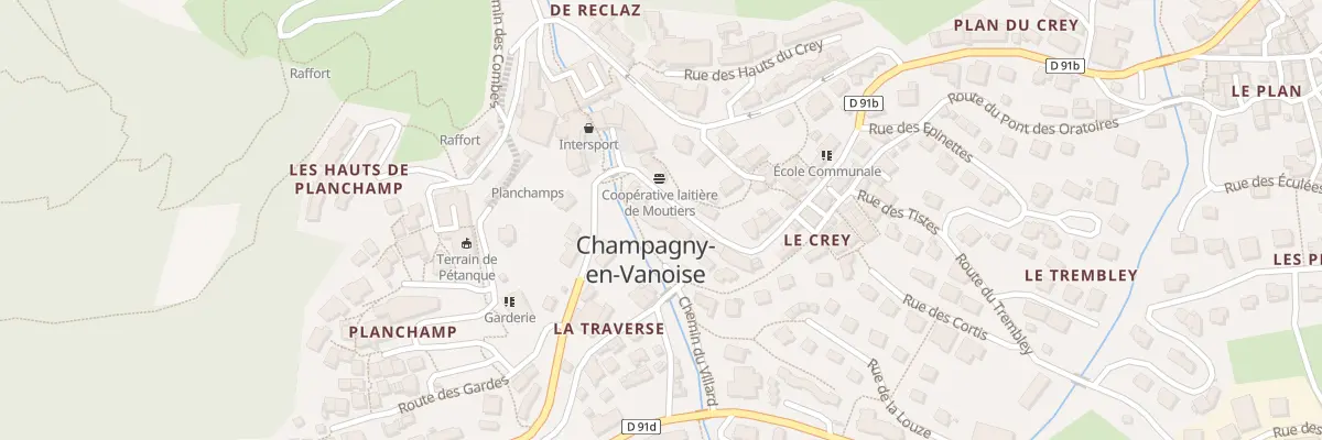 Plan du 5071C Imm Le Reclaz à Champagny-en-Vanoise