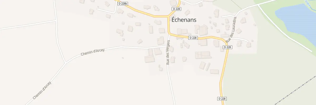 Plan du 3 Rue des Vergers à Échenans