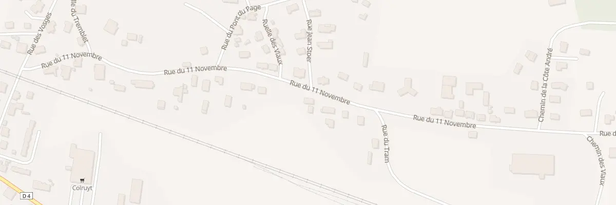 Plan du 24 Rue du 11 Novembre à Champagney
