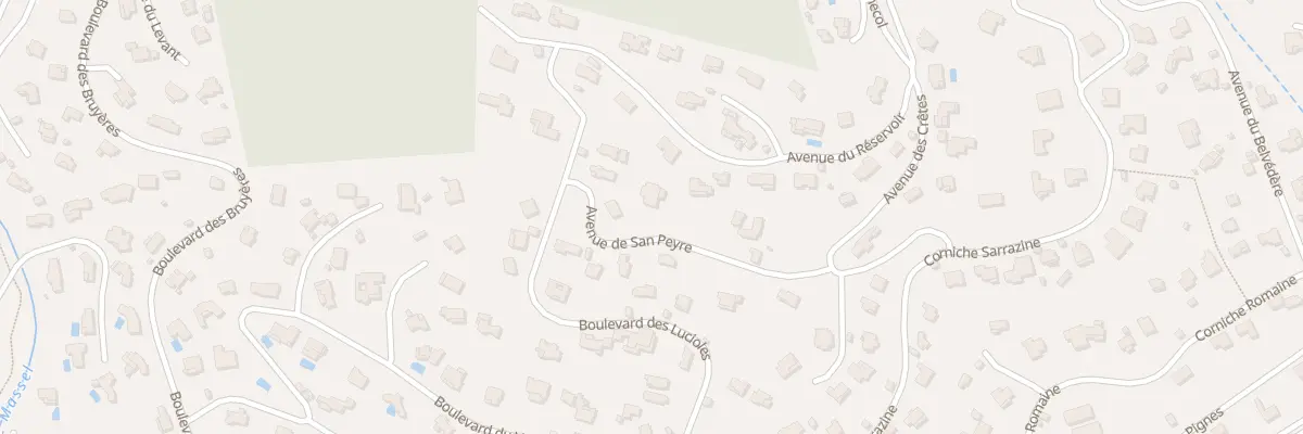 Plan du 240 Av de San Peire à Roquebrune-sur-Argens