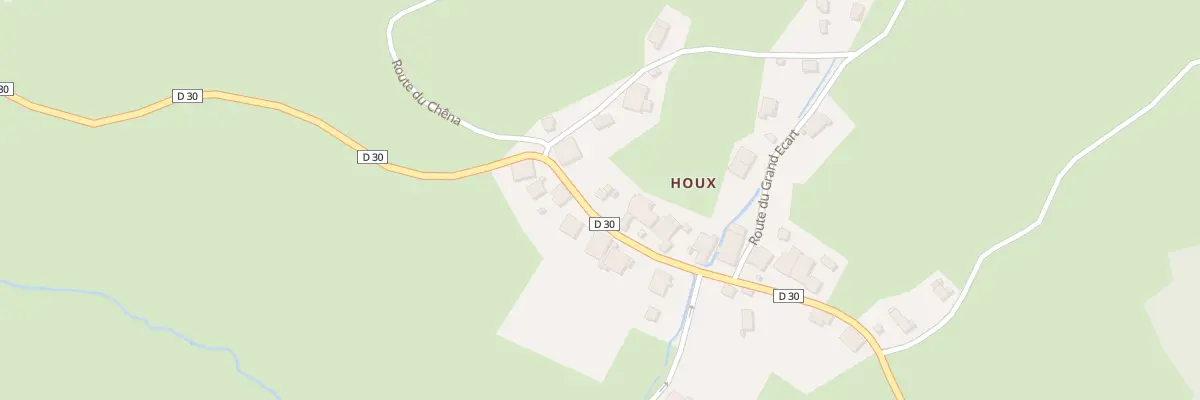 Plan du 16 Rte de Houx à Laveline-du-Houx