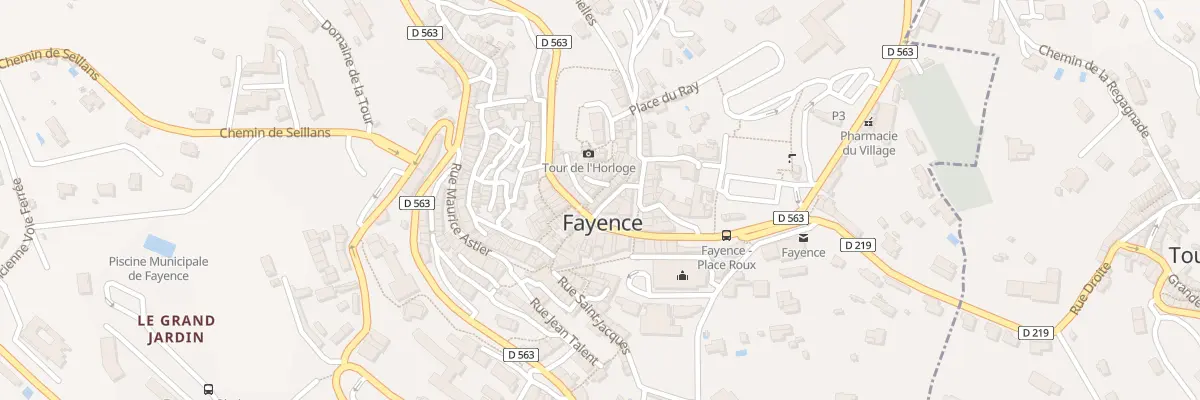 Plan du 3 Rue du Coulet à Fayence