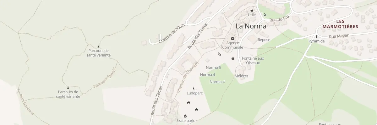 Plan du 463 Rte des Terres à Villarodin-Bourget
