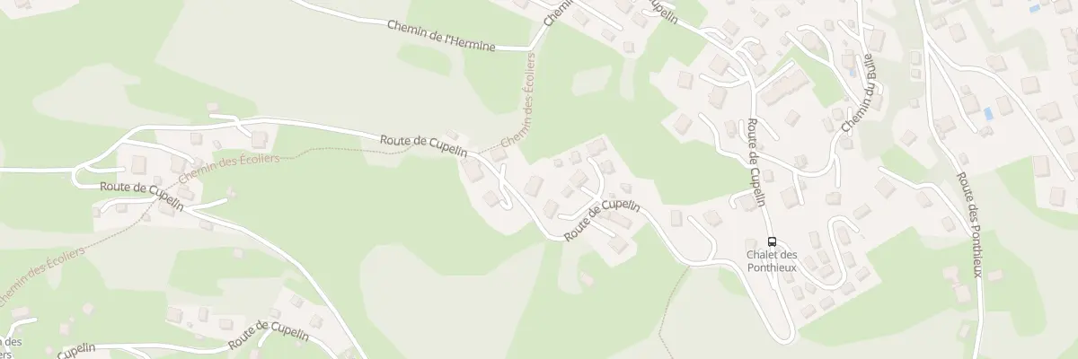 Plan du 1116 Rte de Cupelin à Saint-Gervais-les-Bains