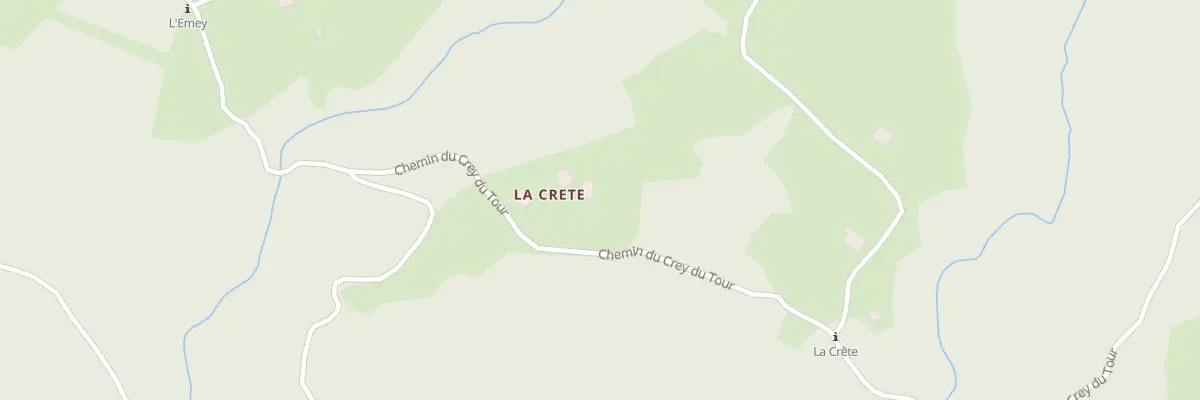 Plan du 399 Che du Crey du Tour à Saint-Gervais-les-Bains