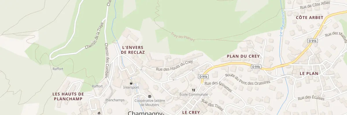 Plan du 5302 Imm Le Chardonnet à Champagny-en-Vanoise