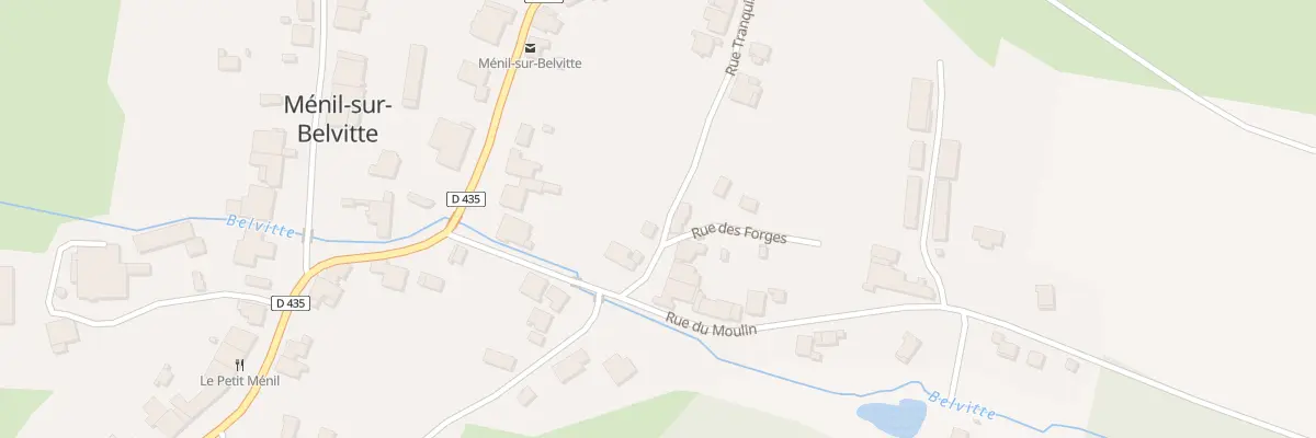Plan du 15 Rue Tranquille à Ménil-sur-Belvitte