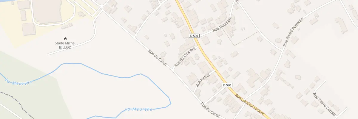 Plan du 59B Rue General Leclerc à Azerailles