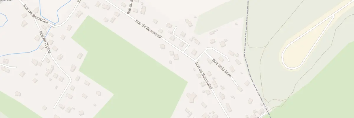 Plan du 21 Rue de Beausoleil à Lougres