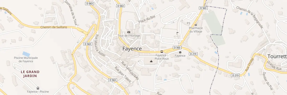 Plan du 4 Grande Rue du Château à Fayence