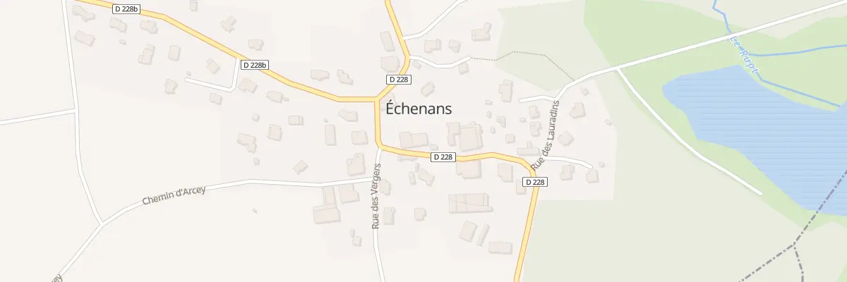 Plan du 11 Gr Grande Rue à Échenans