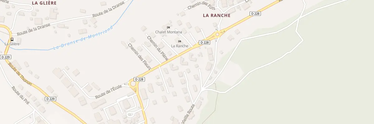 Plan du 376 Rte du Lac à Montriond