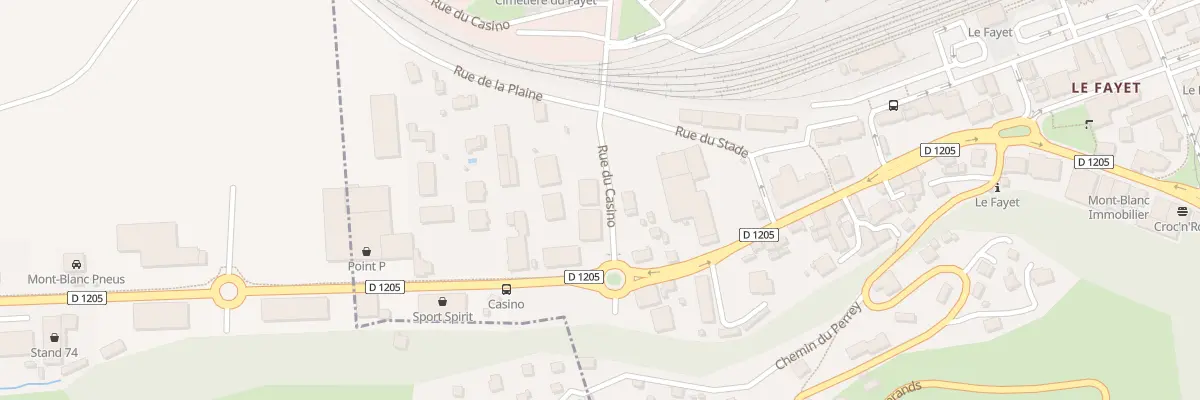 Plan du 51 Rue de la Plaine à Saint-Gervais-les-Bains