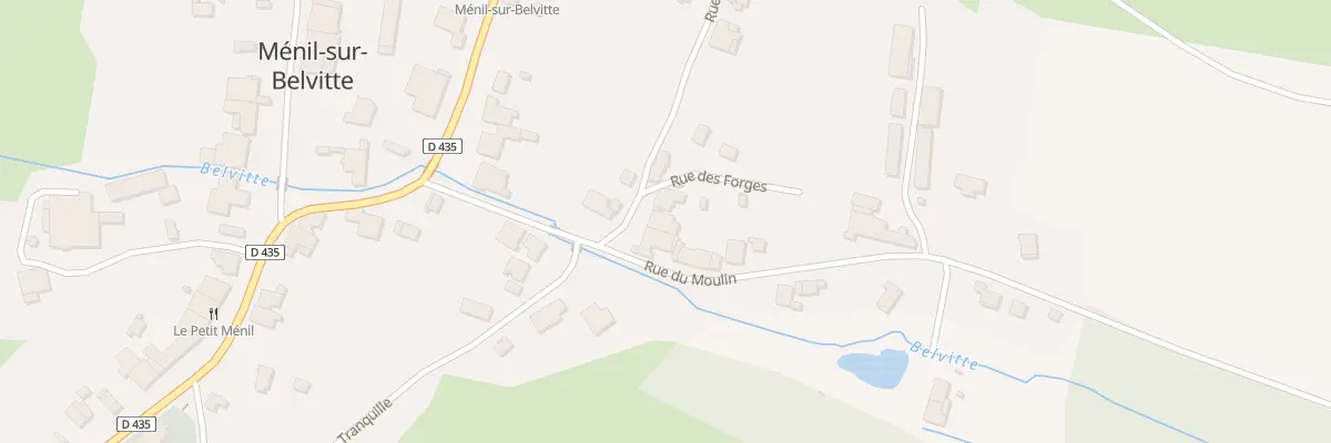 Plan du 16 Rue Tranquille à Ménil-sur-Belvitte