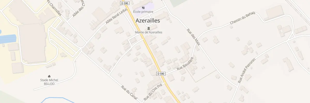 Plan du 36 Rue General Leclerc à Azerailles