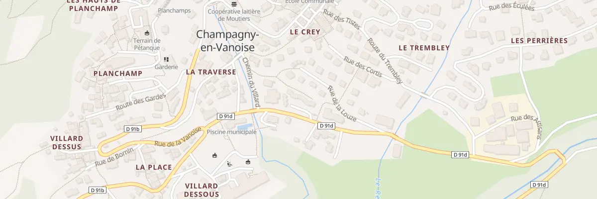 Plan du 5062A Imm La Roche de Mio à Champagny-en-Vanoise