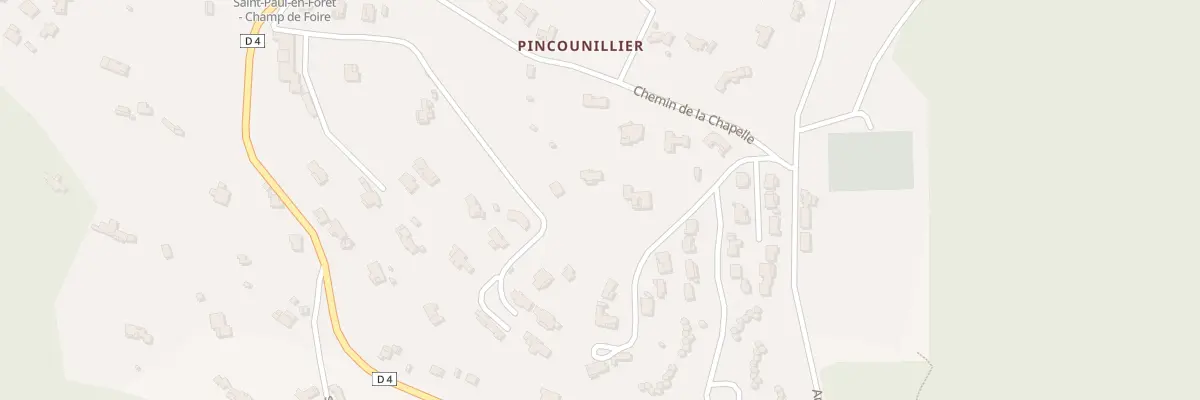 Plan du 5873 Pincounillier à Saint-Paul-en-Forêt