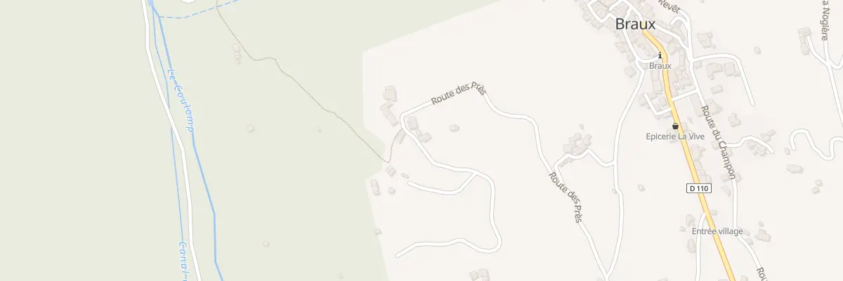 Plan du 7063 Le Clot à Braux