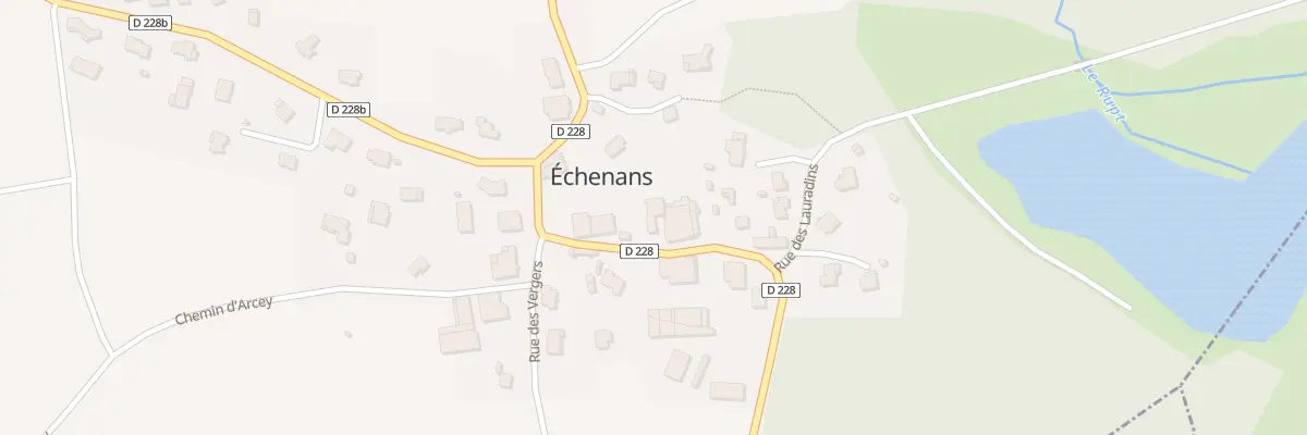 Plan du 9 Gr Grande Rue à Échenans