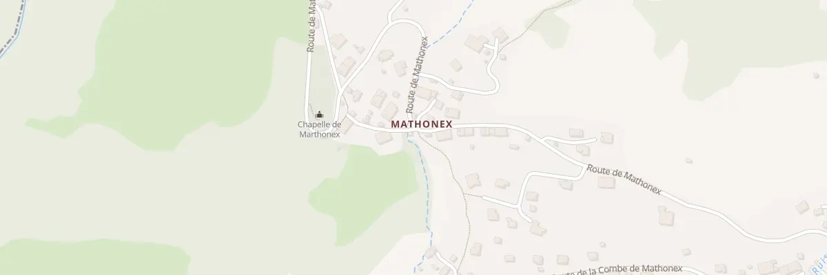 Plan du 1 Che de la Chapelle de Mathonex à Samoëns