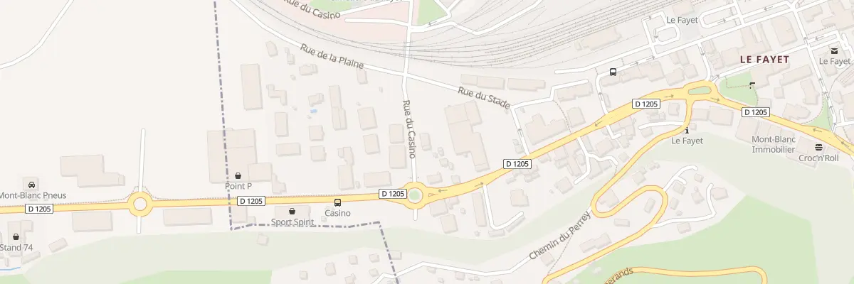 Plan du 60 Rue du Casino à Saint-Gervais-les-Bains